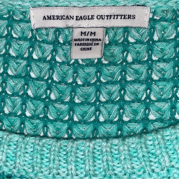 American Eagle Sweater chunky knit scoop neck sweater size Med - Picture 4 of 5